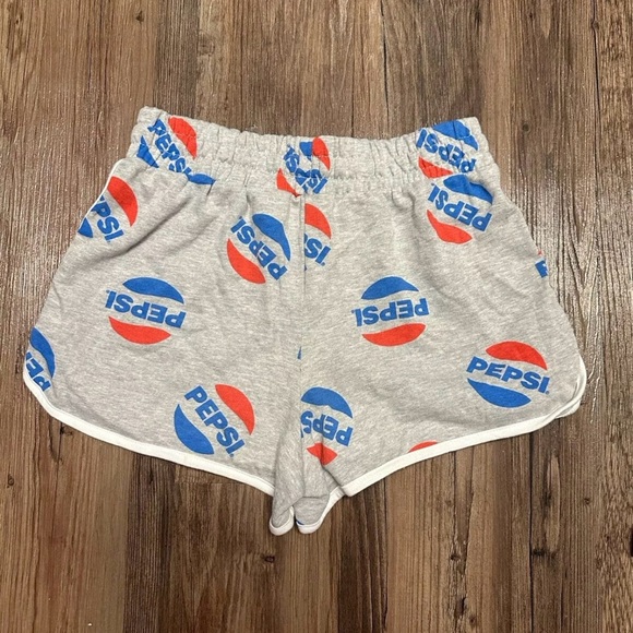 Pepsi Short Shorts Women's Size Medium Grey - Picture 2 of 4